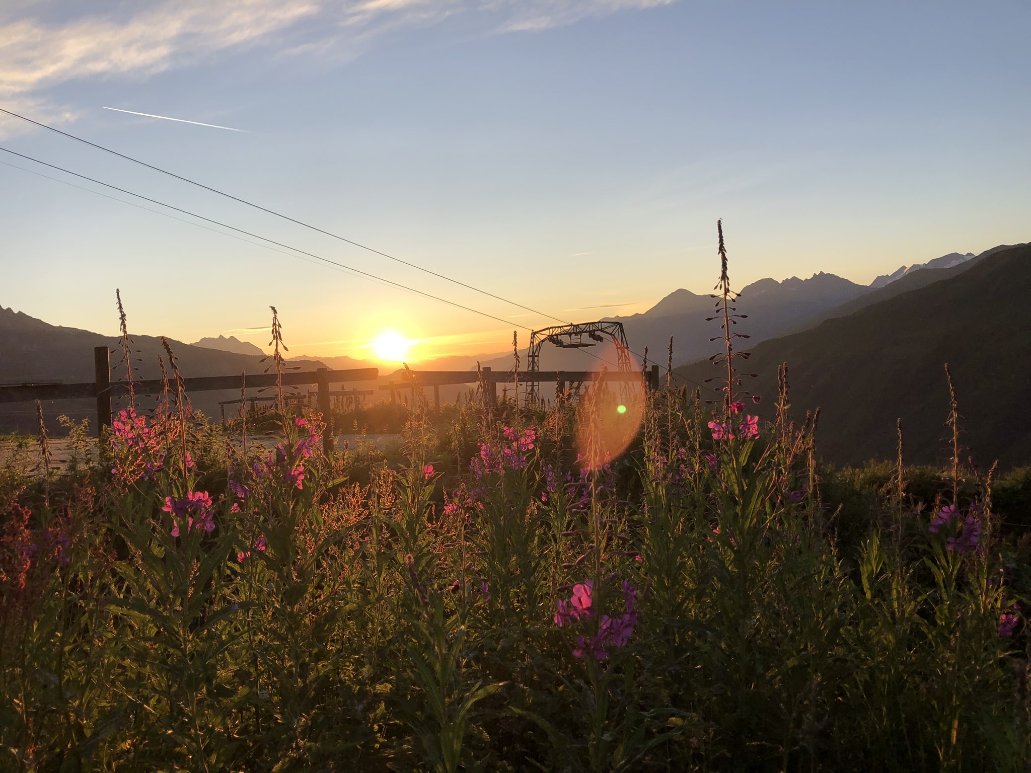 Sonnenaufgang Surselva